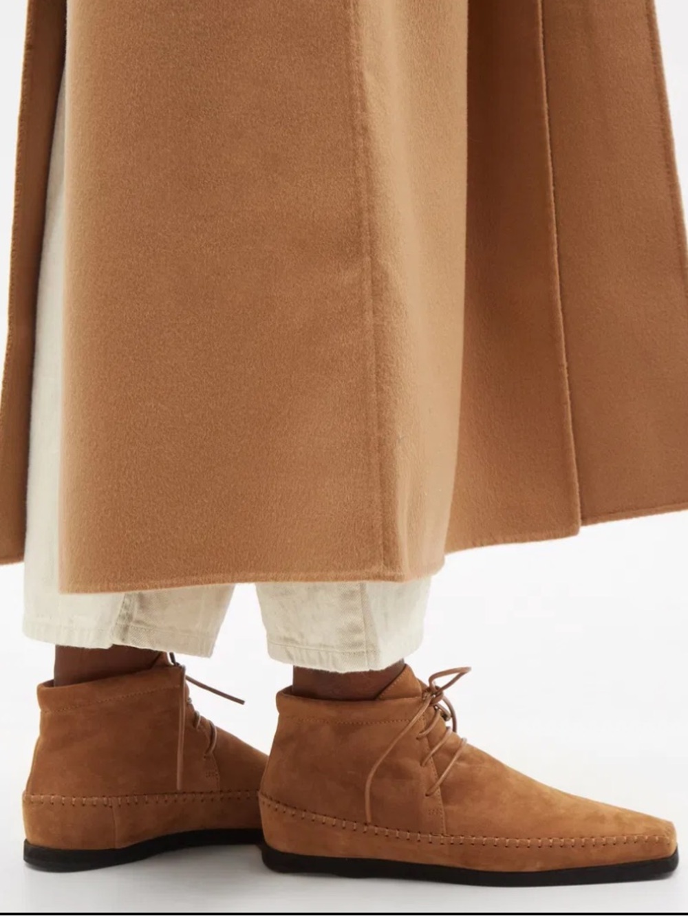 TOTEME Suede High Top Moccasins